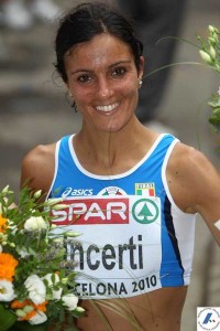 ANNA INCERTI:TERZO POSTO A VALENCIA E MIGLIOR PRESTAZIONE ITALIANA 2010 SULLA DISTANZA