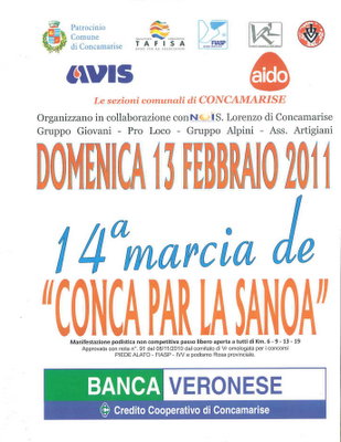 Salcus FIASP domenica 13 a Concamarise (VR)