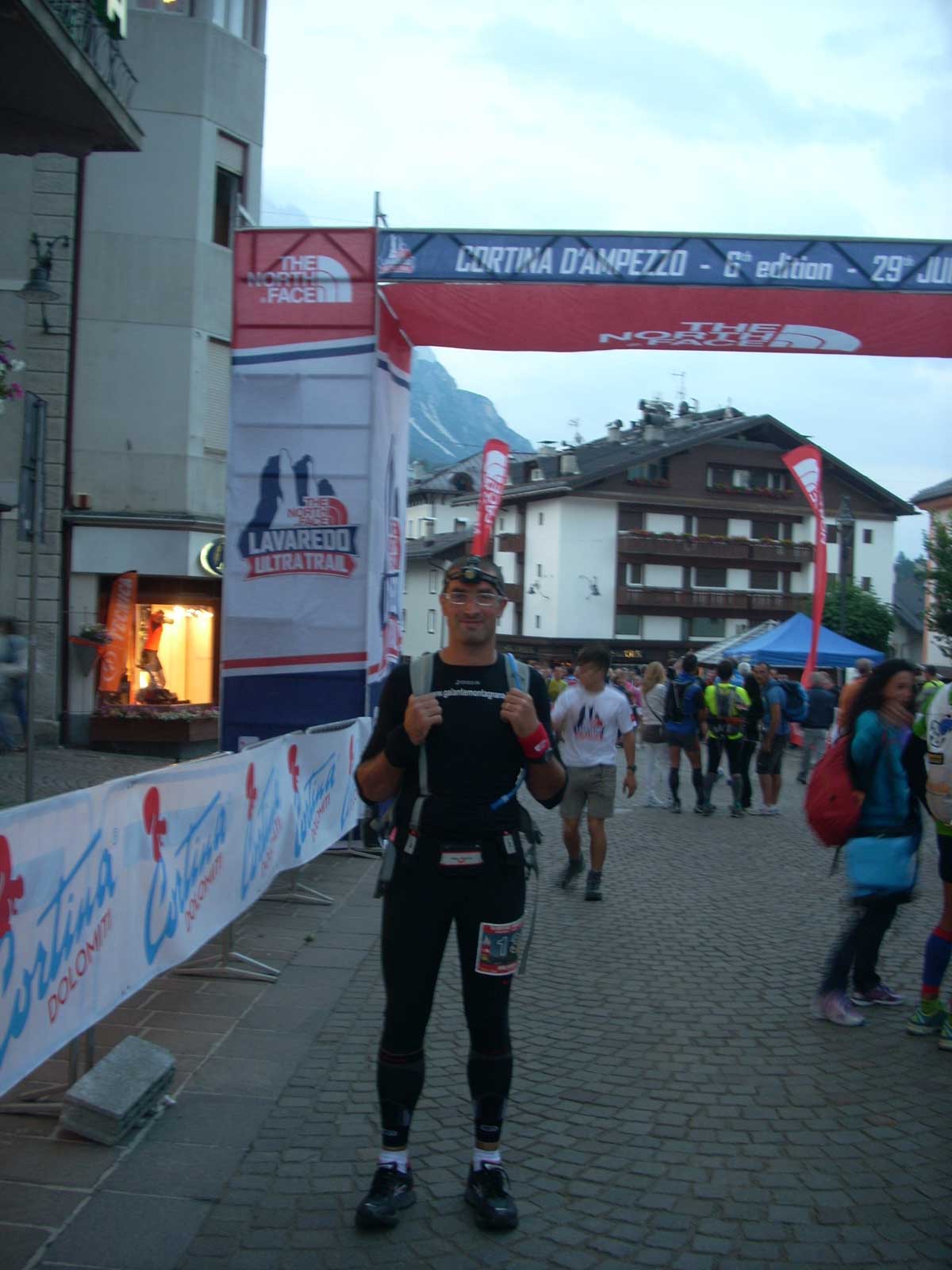 Gimmj Visentin alla Lavaredo ultra trail