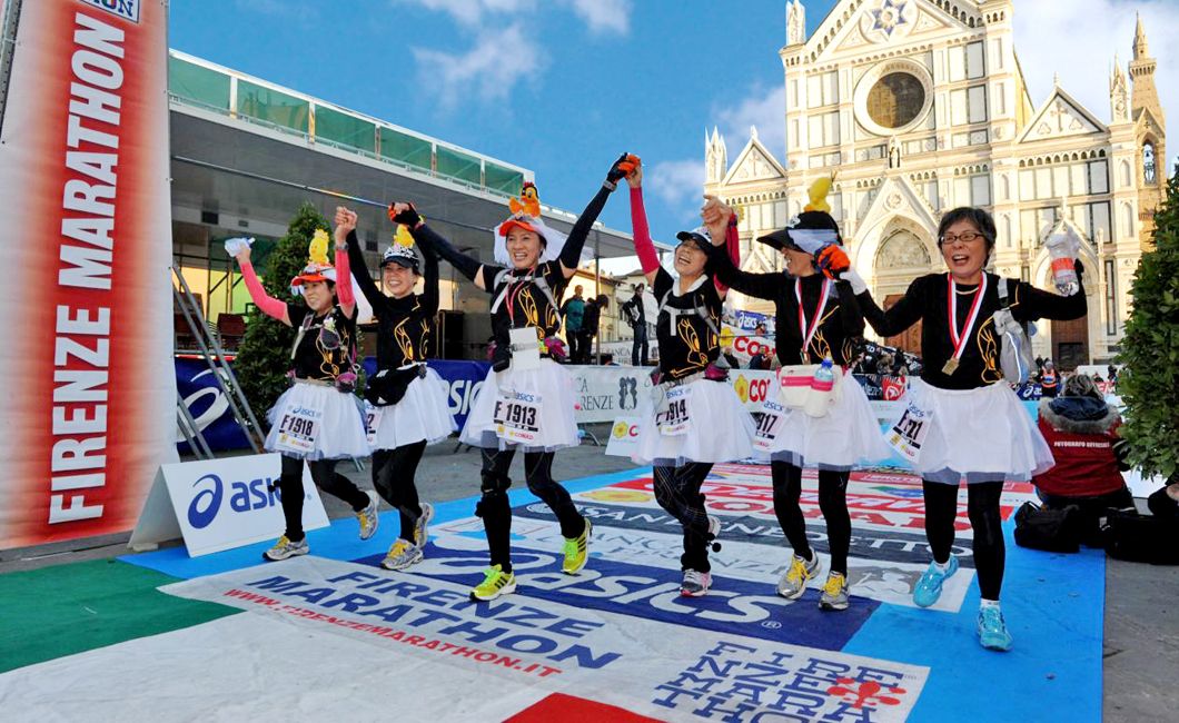 Michele Bedin alla Firenze Marathon
