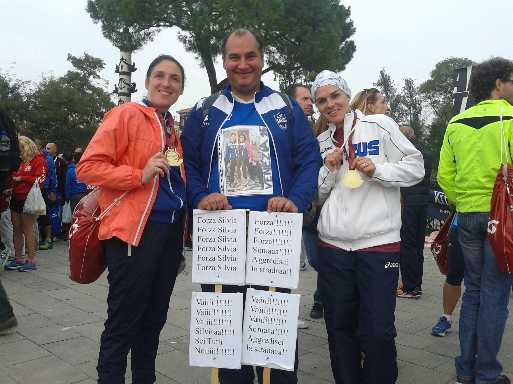Salcus alla “Caminada par el Sguazo”  e alla Venicemarathon